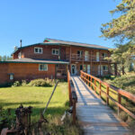 Exterior of Annie Mae Lodge in Gustavus Alaska
