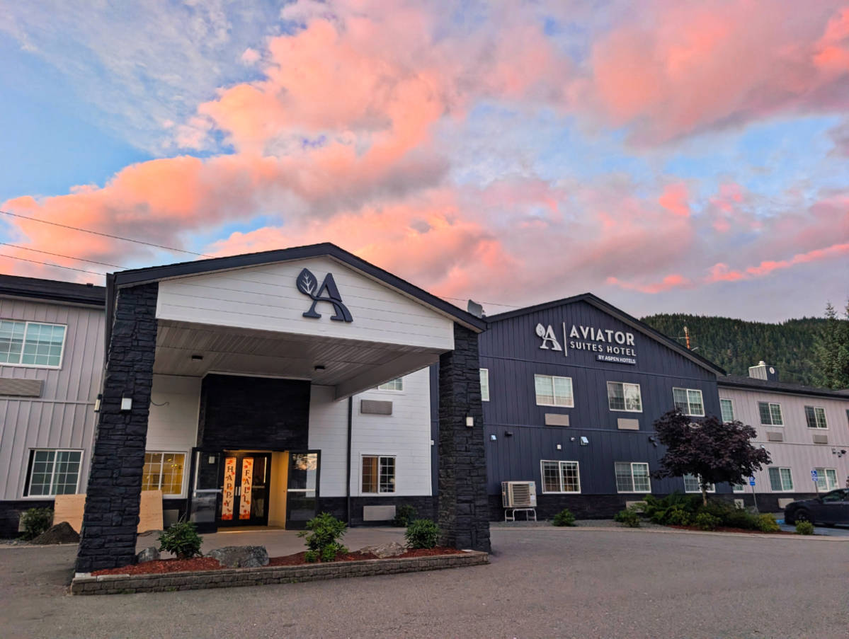 Exterior of Aviator Suiets Hotel Juneau Alaska