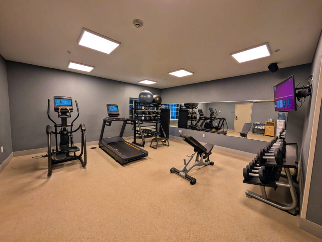 Fitness Center at Aviator Suiets Hotel Juneau Alaska