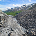Glacial Stream at Worthington Glacier State Recreation Area Thompson Pass Valdez Alaska