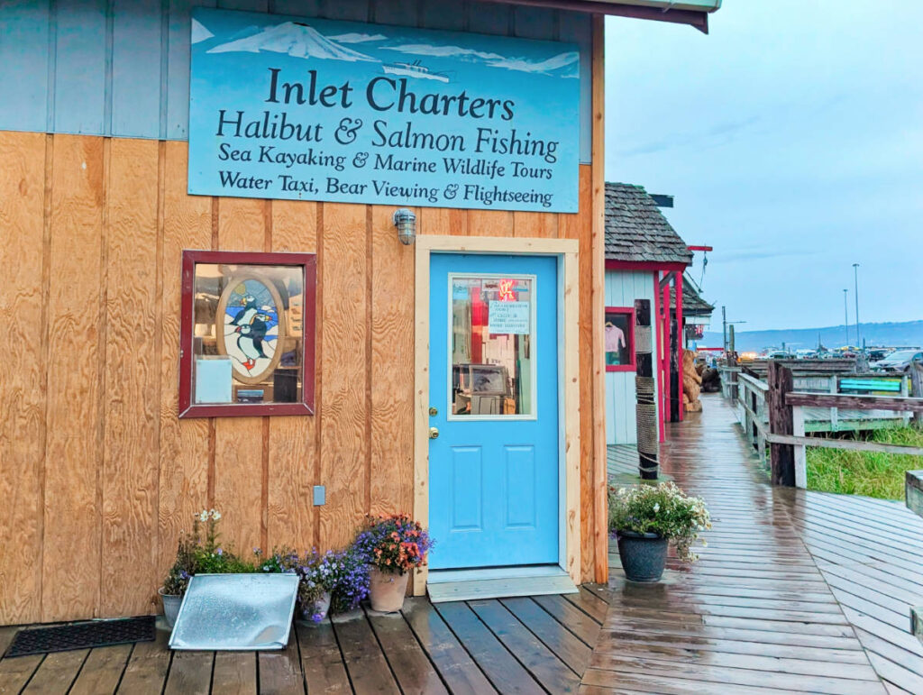 Exterior of Inlet Charters on Homer Spit Homer Alaska