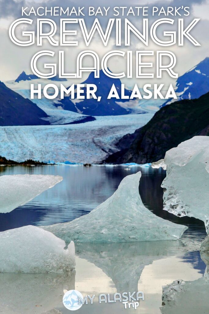 Homer is known for fishing but there's a beautiful glacier here too. Grewingk Glacier in Kachemak Bay State Park is an amazing day trip that includes a boat from the Homer Spit, hiking through forests and even a tram across a glacial river. See how to plan this epic day trip from Homer to add to your visit.