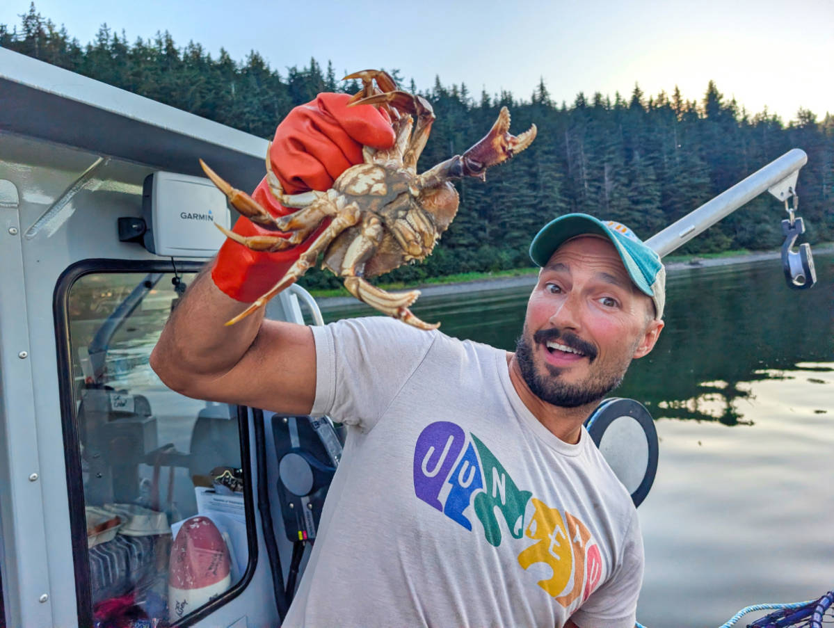 Rob Taylor Crabbing with IntoAlaska in Juneau Alaska