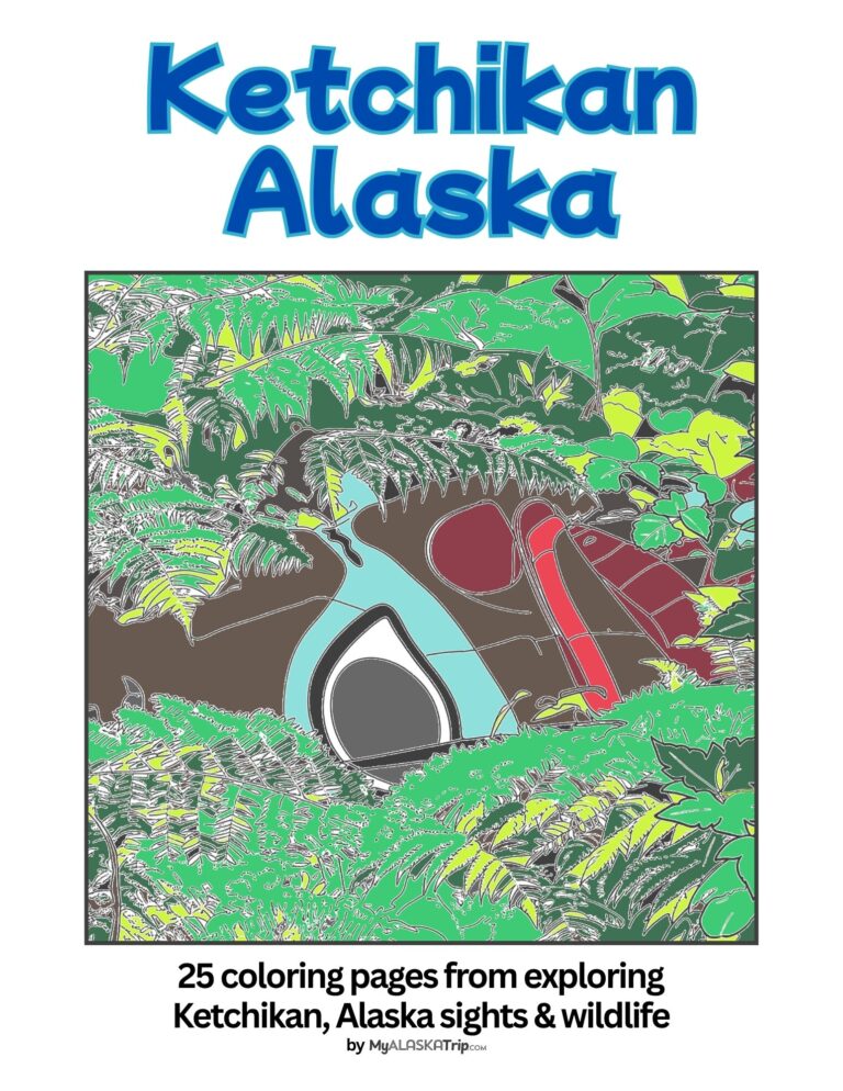 Ketchikan Alaska Coloring Book