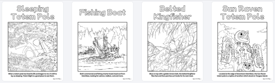 Ketchikan Alaska Coloring Pages Sample 2